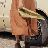 NORCIA relaxed linen dress