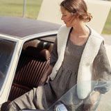 AMBERLEY ruffled linen dress