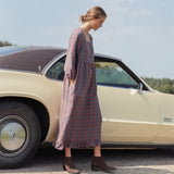 AMBERLEY ruffled linen dress