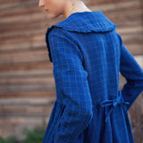 AURELIA collared linen dress