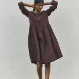 Midi EMILIE loose linen dress