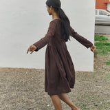 Midi EMILIE loose linen dress