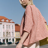 OLD LONDON oversized linen top