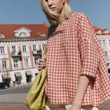 OLD LONDON oversized linen top