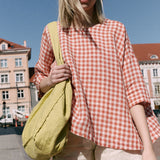 OLD LONDON oversized linen top