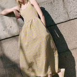 VILLA long linen dress