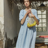 TOSSA midi linen dress