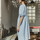 TOSSA midi linen dress