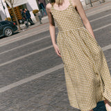 VILLA long linen dress