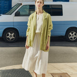 R: VICTORIA-2 oversized linen jacket (Color: Pistachio Mist; Size: S/M)
