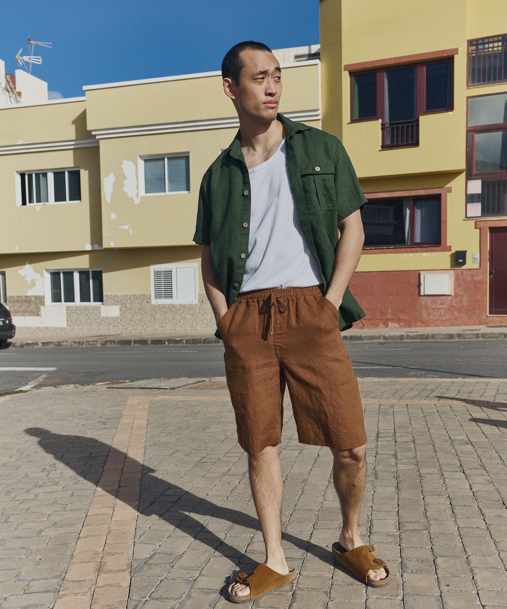 Linen Shorts for Men - notPERFECTLINEN Linen Shorts for Men - notPERFECTLINEN