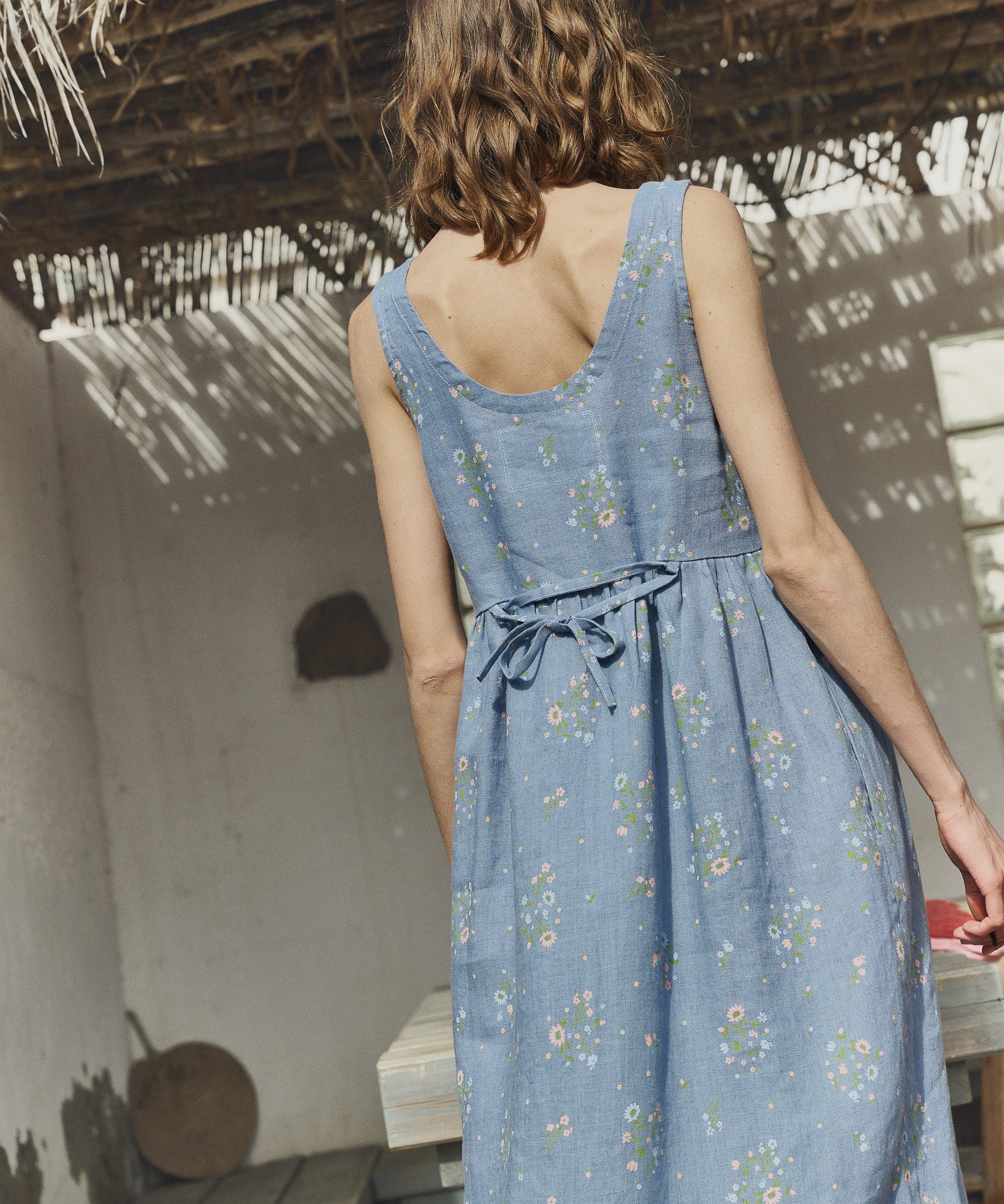 maya linen midi dress Forever New Maya Linen Midi Dress