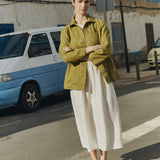HELSINKI button down linen jacket