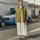 HELSINKI button down linen jacket