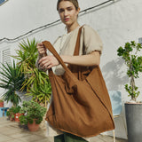 Carry All Linen Tote Bag