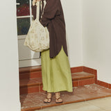 LIVORNO-2 oversized linen collar shirt