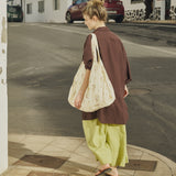 LIVORNO-2 oversized linen collar shirt