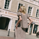 MILOS puff sleeve linen blouse