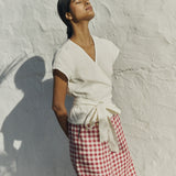 Maxi WELS wide leg linen pants