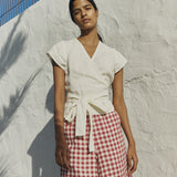 Maxi WELS wide leg linen pants