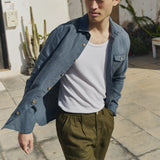 Men’s long sleeve linen shirt MONTREAL