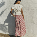Maxi WELS wide leg linen pants