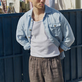 Men’s long sleeve linen shirt MONTREAL