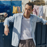 Men’s long sleeve linen shirt MONTREAL