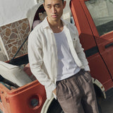 Men’s long sleeve linen shirt MONTREAL