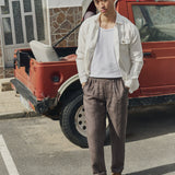 R: Men’s linen pants ALBURY (Color: Marsala; Size: S)