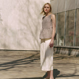 EZE linen peplum top