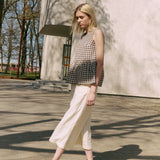 EZE linen peplum top