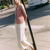 MIJAS bow tie linen blouse