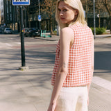 MIJAS bow tie linen blouse