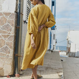 MONTMARTE oversized linen dress