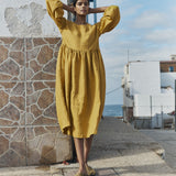 MONTMARTE oversized linen dress