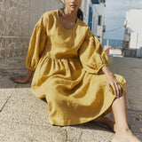 MONTMARTE oversized linen dress