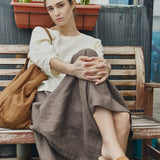 OLD LONDON oversized linen top