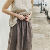 PRAGUE swing linen tank top