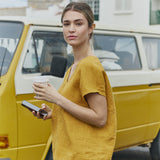 MALTA boxy linen top