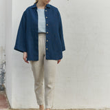 YVOIRE relaxed linen shirt
