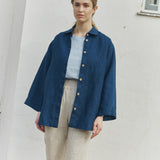YVOIRE relaxed linen shirt