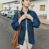 YVOIRE relaxed linen shirt