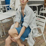 LANGLEY slip linen dress