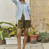SOLLER linen shorts