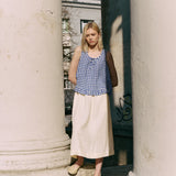 BERRY linen blouse