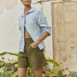 SOLLER linen shorts
