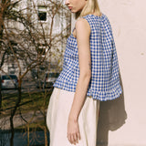 BERRY linen blouse