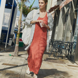 SARDINIA long linen dress