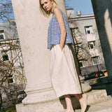 BERRY linen blouse